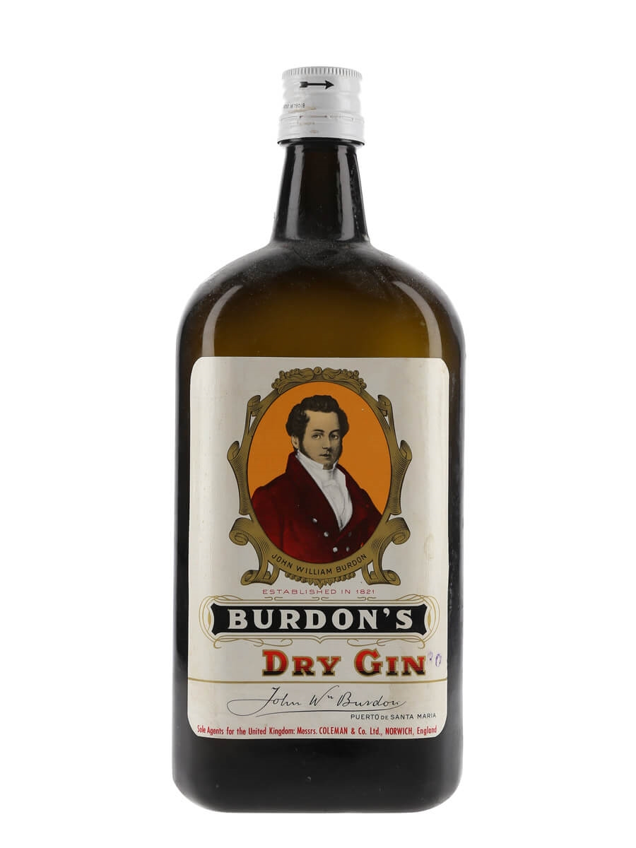 Burdon's Dry Gin - Bot.1960s : Buy From The Whisky Exchange